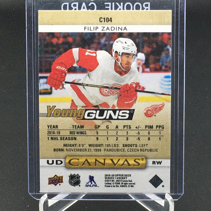 2019 UPPER DECK SERIES ONE - UD CANVAS - YOUNG GUNS - F. ZADINA -
