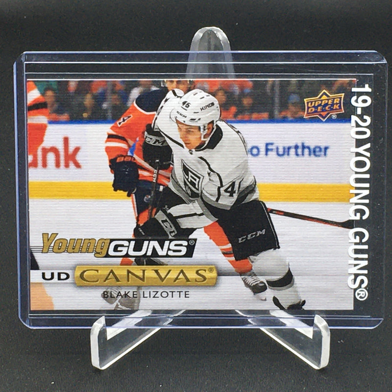 2019 UPPER DECK SERIES ONE - UD CANVAS - YOUNG GUNS - B. LIZOTTE -