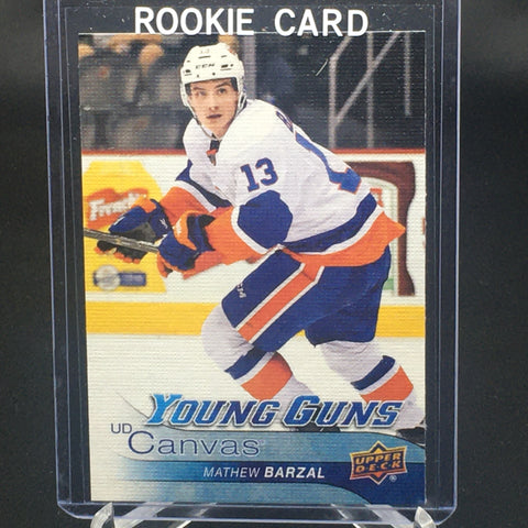 2016 UPPER DECK SERIES ONE - UD CANVAS - YOUNG GUNS - M. BARZAL - #C107 - RC