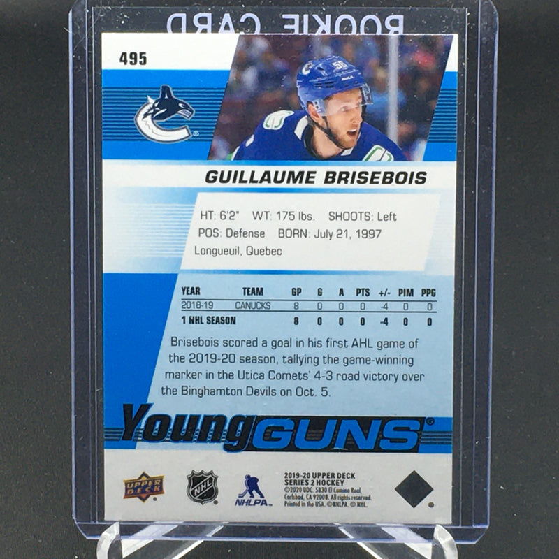 2019 UPPER DECK SERIES TWO - YOUNG GUNS - G. BRISEBOIS -
