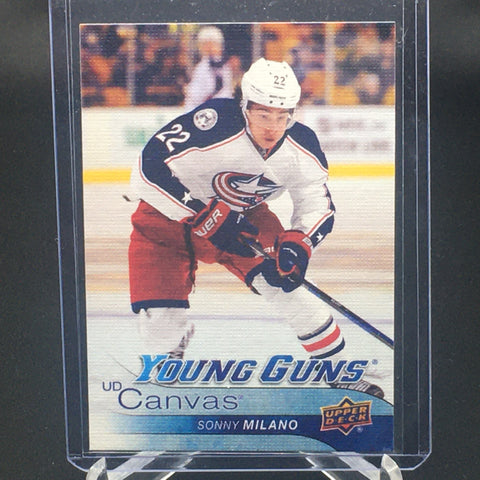 2016 UPPER DECK SERIES ONE - UD CANVAS - YOUNG GUNS - S. MILANO - #C94 - RC
