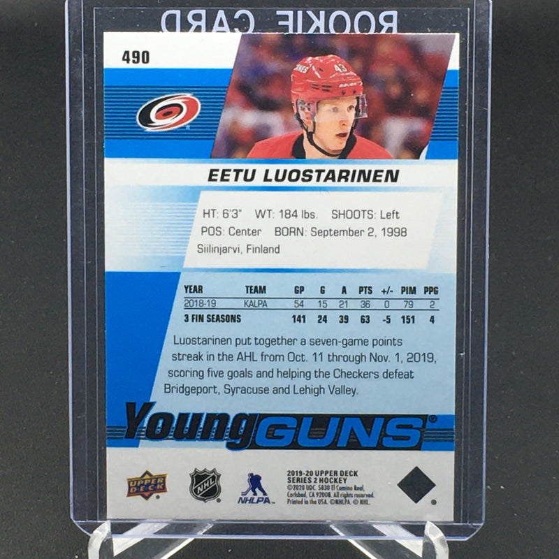 2019 UPPER DECK SERIES TWO - YOUNG GUNS - E. LUOSTARINEN -