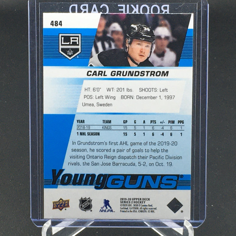2019 UPPER DECK SERIES TWO - YOUNG GUNS - C. GRUNDSTROM -