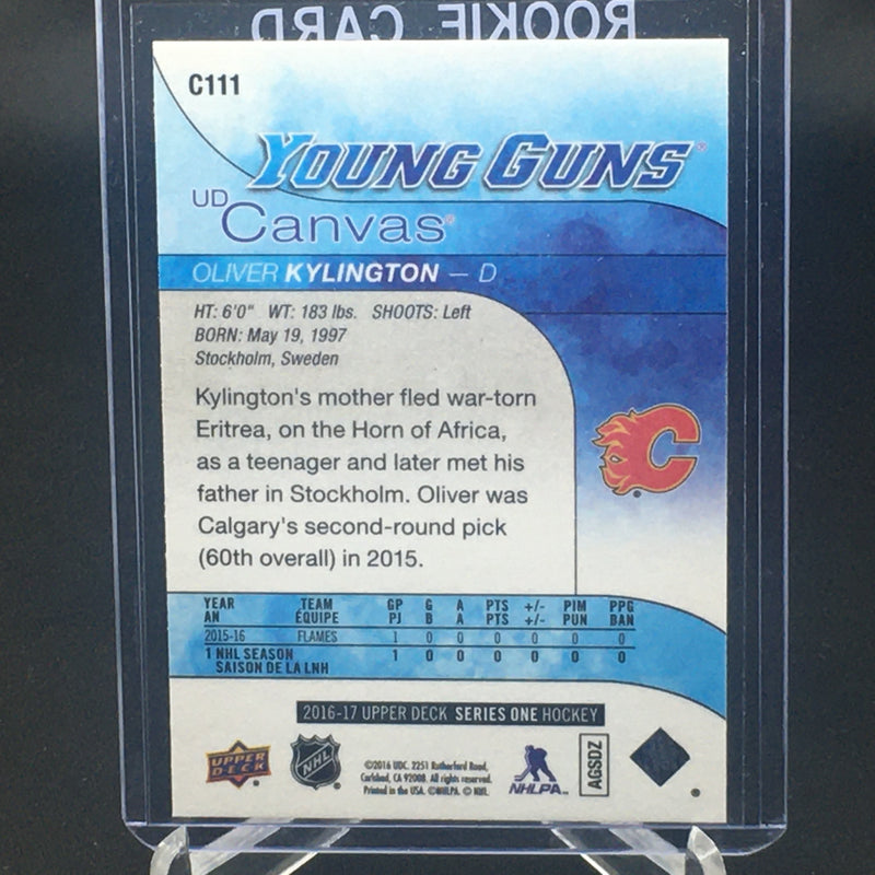 2016 UPPER DECK SERIES ONE - UD CANVAS - YOUNG GUNS - O. KYLINGTON -