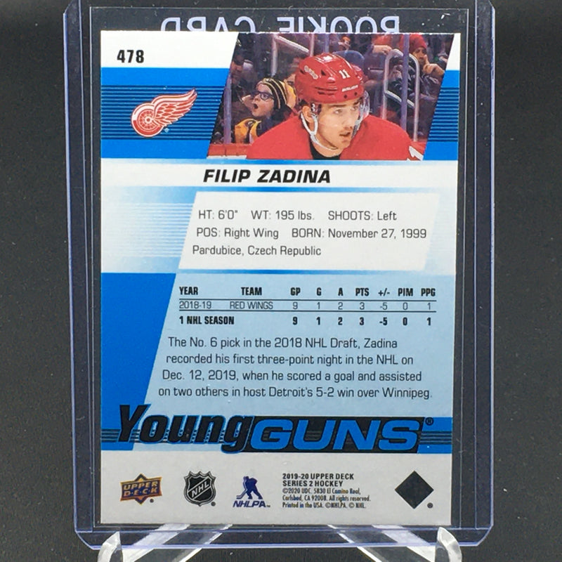 2019 UPPER DECK SERIES TWO - YOUNG GUNS - F. ZADINA -
