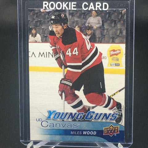 2016 UPPER DECK SERIES ONE - UD CANVAS - YOUNG GUNS - M. WOODS - #C114 - RC