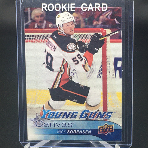 2016 UPPER DECK SERIES ONE - UD CANVAS - YOUNG GUNS - N. SORENSEN - #C119 - RC