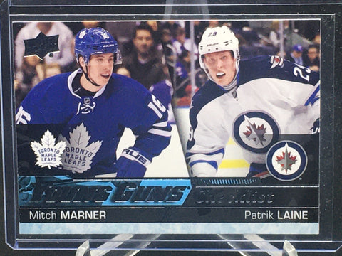 2016 UPPER DECK SERIES TWO - YOUNG GUNS CHECKLIST - M. MARNER/ P. LAINE - #500 - RC