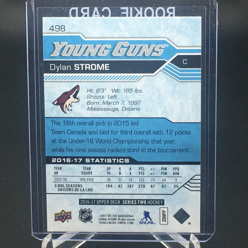 2016 UPPER DECK SERIES TWO - YOUNG GUNS - D. STROME -