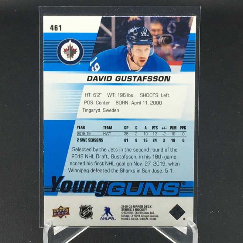 2019 UPPER DECK SERIES TWO - YOUNG GUNS - D. GUSTAFSSON -