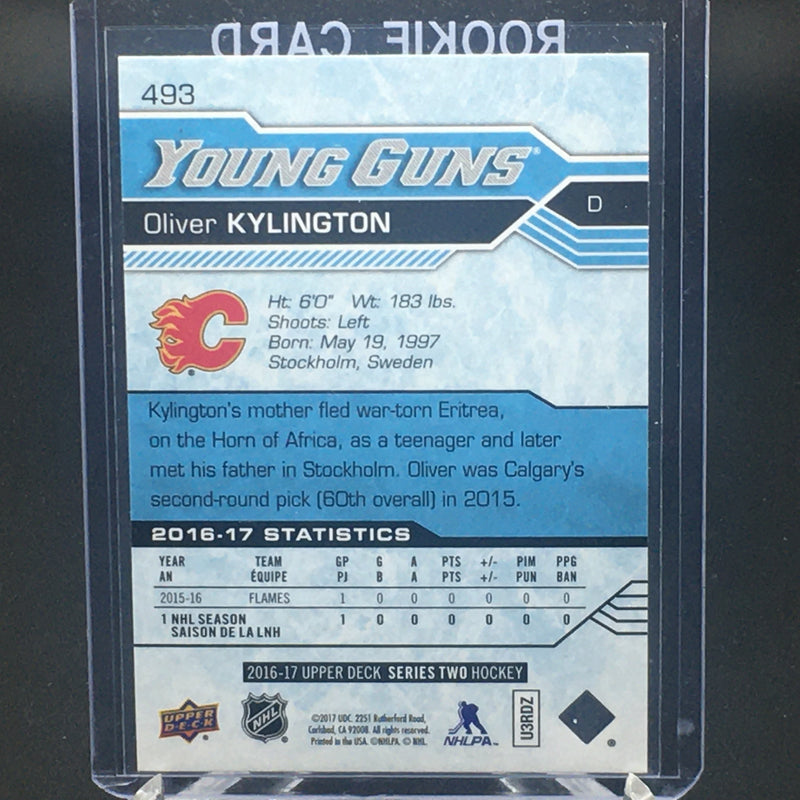 2016 UPPER DECK SERIES TWO - YOUNG GUNS - O. KYLINGTON -
