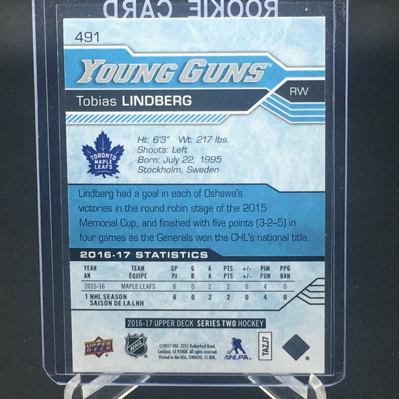 2016 UPPER DECK SERIES TWO - YOUNG GUNS - T. LINDBERG -