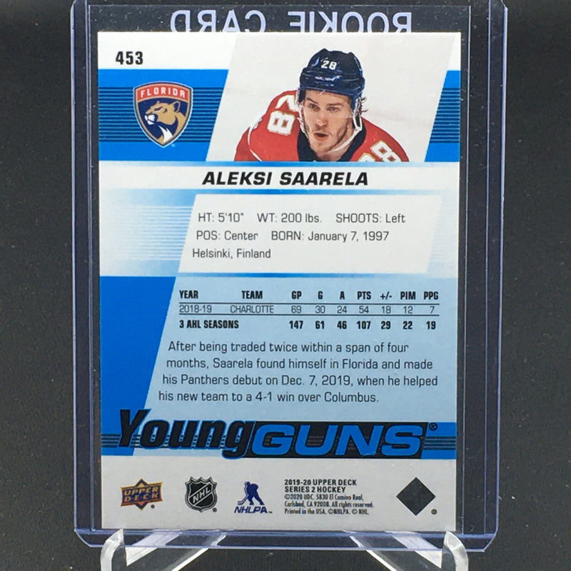 2019 UPPER DECK SERIES TWO - YOUNG GUNS - A. SAARELA -