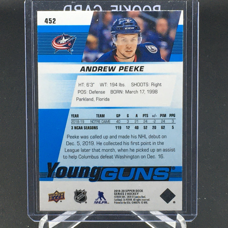 2019 UPPER DECK SERIES TWO - YOUNG GUNS - A. PEEKE -