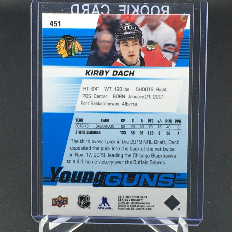 2019 UPPER DECK SERIES TWO - YOUNG GUNS - K. DACH -