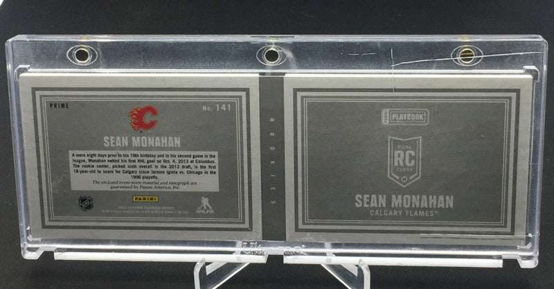 2013 PANINI PLAYBOOK - DUAL RC CLASS BOOKLET - S. MONAHAN - #141 - #'D/25 - DUAL RELIC - AUTOGRAPH - RC