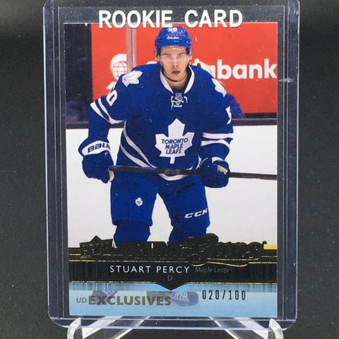 2014 UPPER DECK SERIES ONE - UD EXCLUSIVES - YOUNG GUNS  - S. PERCY - #245 - #'D/100 - RC