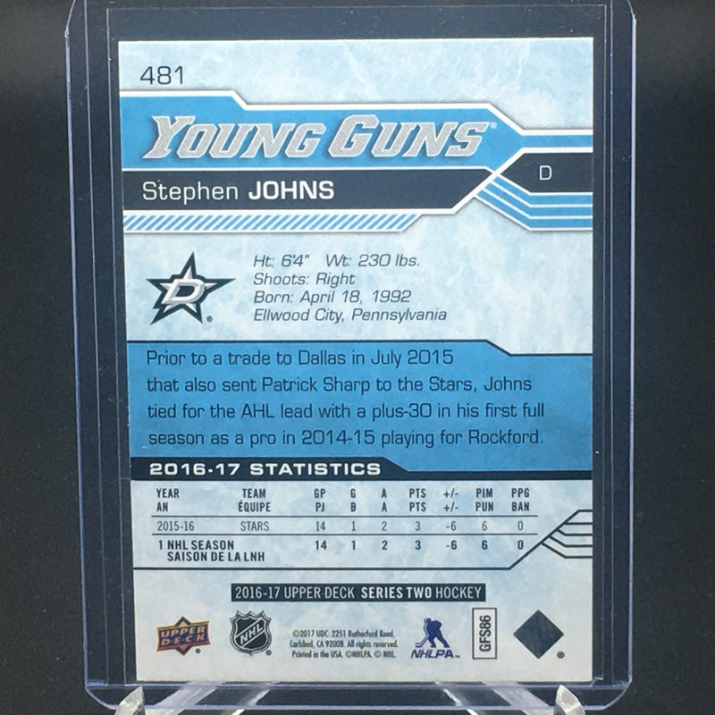 2016 UPPER DECK SERIES TWO - YOUNG GUNS - S. JOHNS -