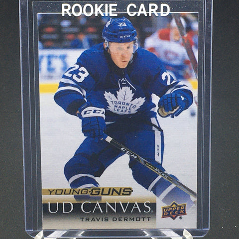 2018 UPPER DECK SERIES ONE - UD CANVAS - YOUNG GUNS  - T. DERMOTT - #C107 - RC