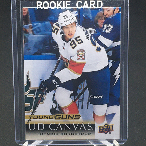2018 UPPER DECK SERIES ONE - UD CANVAS - YOUNG GUNS - H. BORGSTROM - #C104 - RC