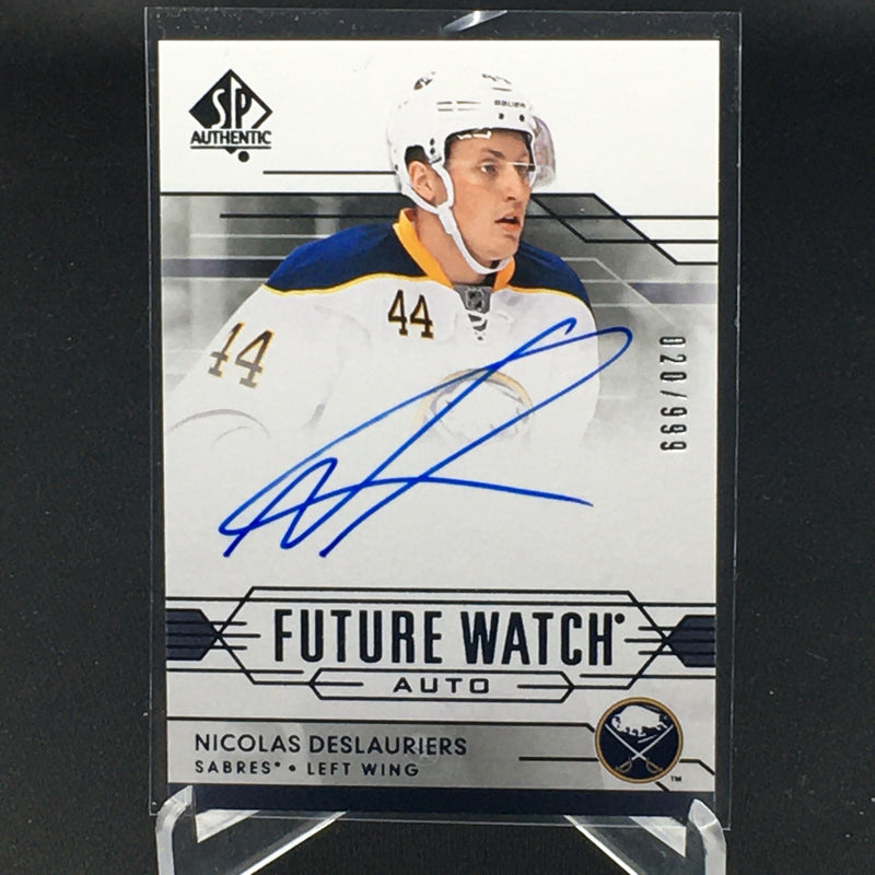 2014 UPPER DECK SP AUTHENTIC - FUTURE WATCH AUTO - N. DESLAURIERS - #275 - #'D/999 - AUTOGRAPH - RC