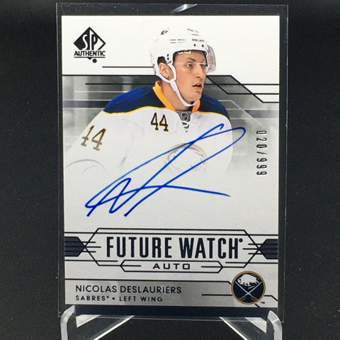 2014 UPPER DECK SP AUTHENTIC - FUTURE WATCH AUTO - N. DESLAURIERS - #275 - #'D/999 - AUTOGRAPH - RC