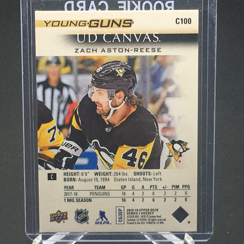2018 UPPER DECK SERIES ONE - UD CANVAS - YOUNG GUNS - Z. REESE -