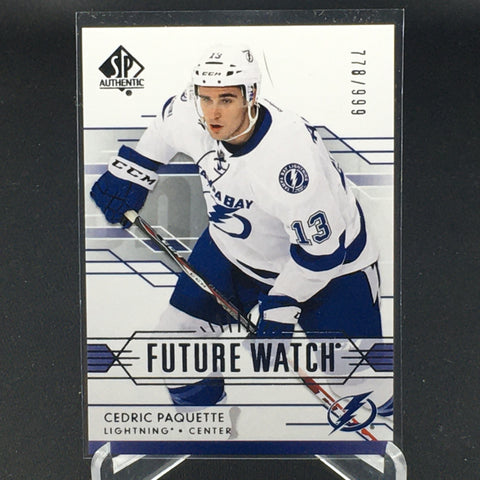 2014 UPPER DECK SP AUTHENTIC - FUTURE WATCH - C. PAQUETTE - #236 - #'D/999 - RC