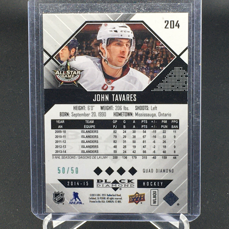 2014 UPPER DECK BLACK DIAMOND - ALL-STAR - J. TAVARES - #204 - #'D/50