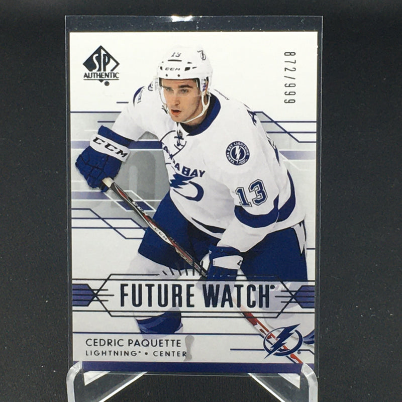 2014 UPPER DECK SP AUTHENTIC - FUTURE WATCH - C. PAQUETTE - #236 - #'D/999 - RC