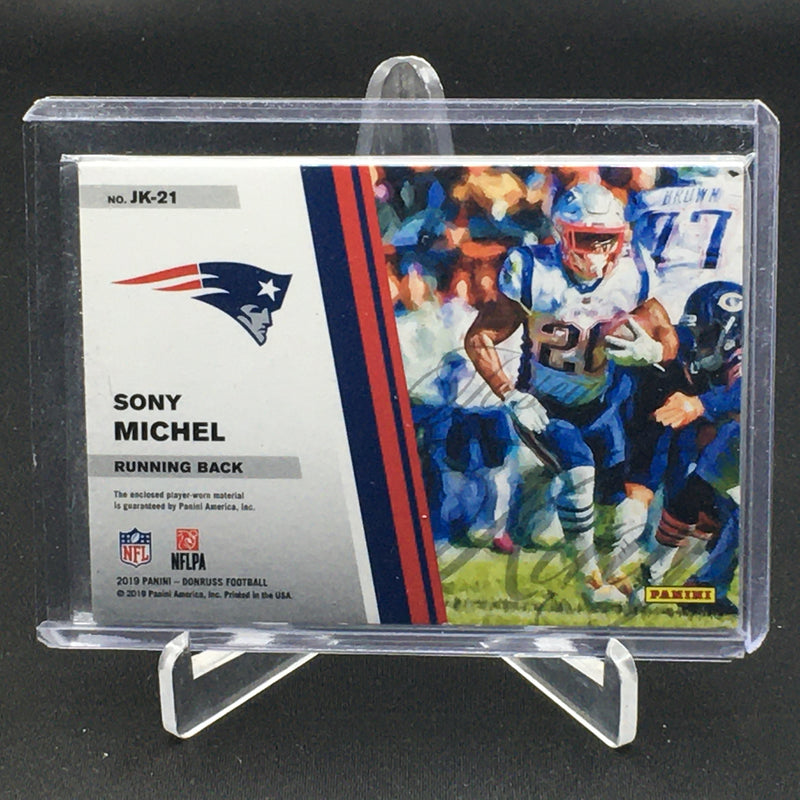 2019 PANINI DONRUSS - JERSEY KINGS - S. MICHEL - #JK-21 - #'D/299 - RELIC
