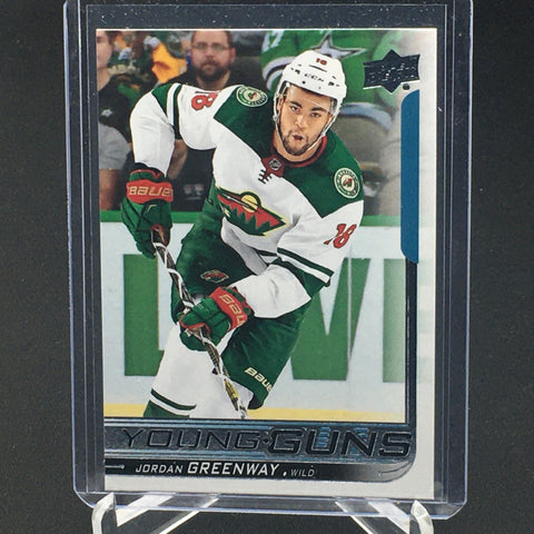 2018 UPPER DECK SERIES ONE - YOUNG GUNS - J. GREENWAY - #213 - RC
