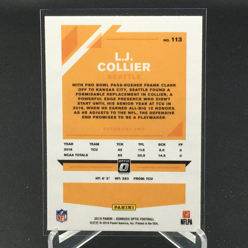 2019 PANINI DONRUSS OPTIC -  J. COLLIER -