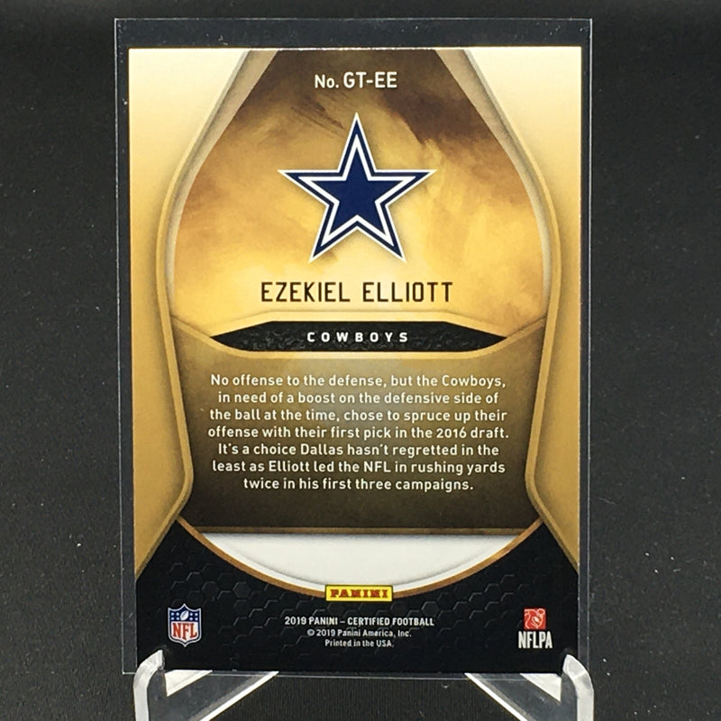 2019 PANINI CERTIFIED - GOLD TEAM - E. ELLIOTT -