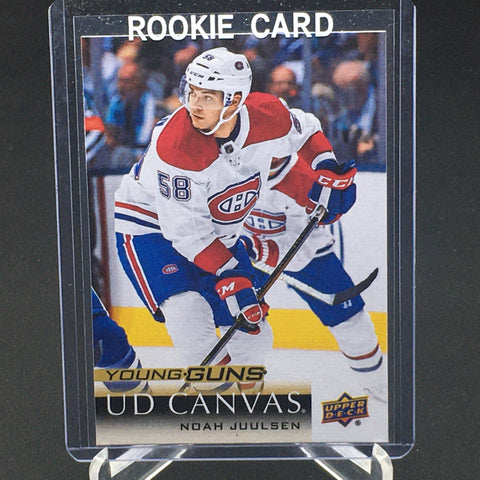 2018 UPPER DECK SERIES ONE - UD CANVAS - YOUNG GUNS - N. JUULSEN - #C110 - RC