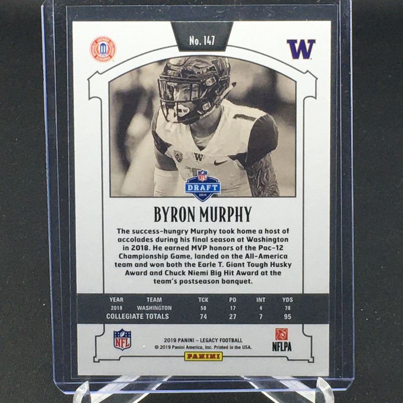 2019 PANINI LEGACY - BLUE - B. MURPHY - #147 - #'D/50 - RC