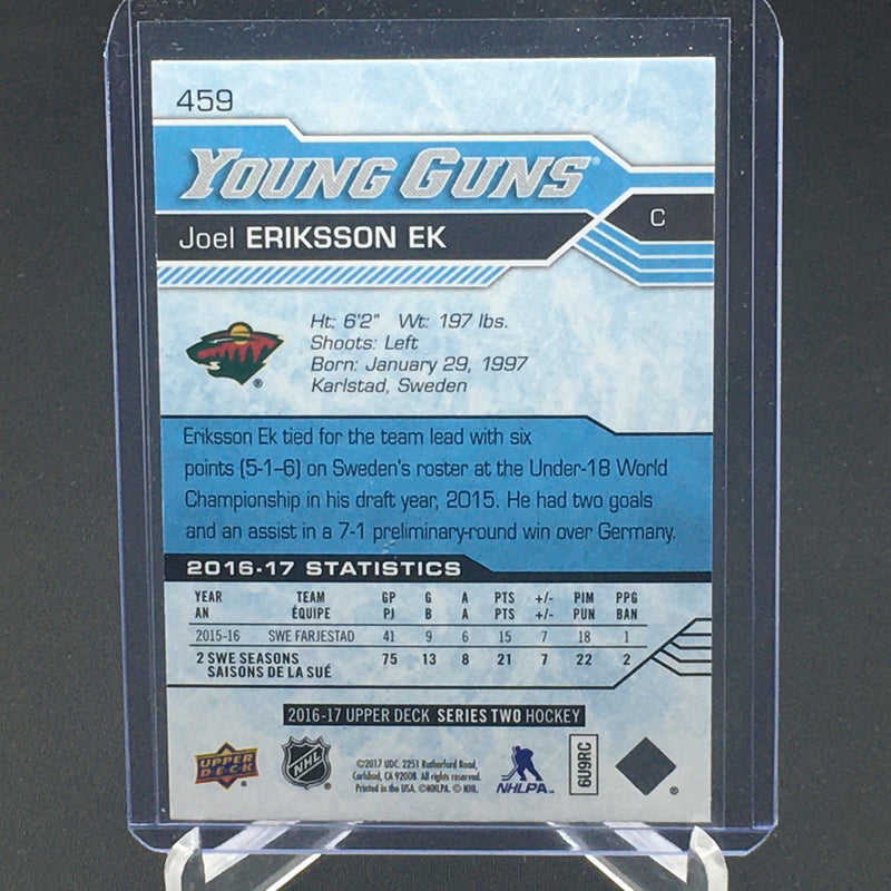 2016 UPPER DECK SERIES TWO - YOUNG GUNS - J. ERIKSSON EK -