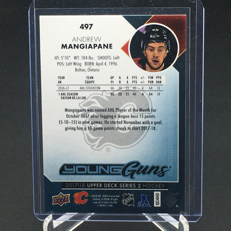 2017 UPPER DECK SERIES TWO - YOUNG GUNS - A. MANGIAPANE -