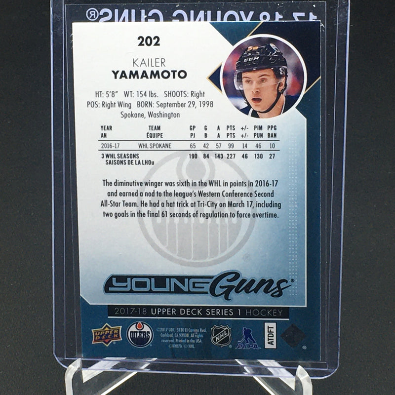 2017 UPPER DECK SERIES ONE - YOUNG GUNS - K. YAMAMOTO -