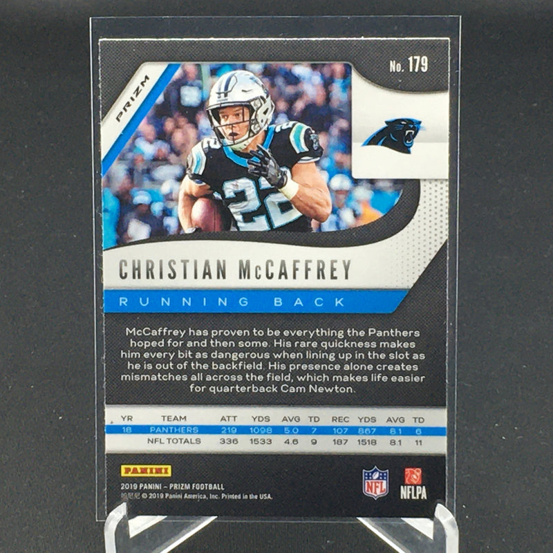 2019 PANINI PRIZM - SILVER PRIZM - C. McCAFFREY -