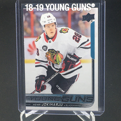 2018 UPPER DECK SERIES ONE - YOUNG GUNS - H. JOKIHARJU - #230 - RC