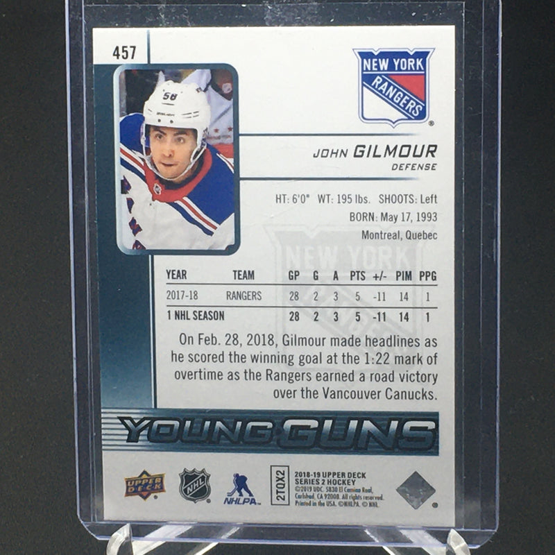 2018 UPPER DECK SERIES TWO - YOUNG GUNS - J. GILMOUR -