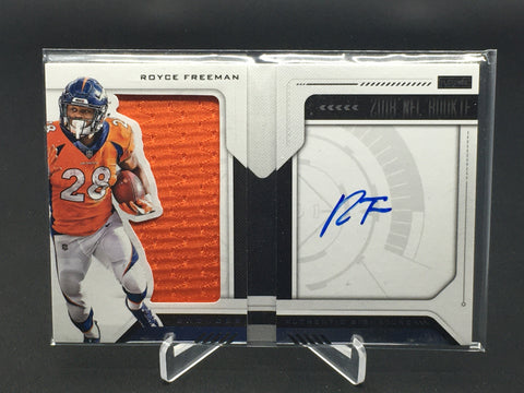 2018 PANINI PLAYBOOK - VERTICAL BOOKLET - R. FREEMAN - #222 - #'D/125 - PATCH - AUTOGRAPH - RC