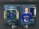 2018 UPPER DECK BLACK DIAMOND - ROOKIE BOOKLET RELICS - A. GAUDETTE - #RBR-AG - #'D/199 - DUAL RELIC - RC