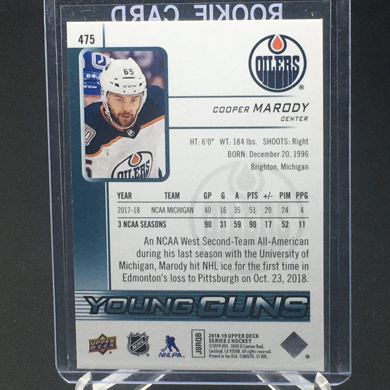 2018 UPPER DECK SERIES TWO - YOUNG GUNS - C. MARODY -