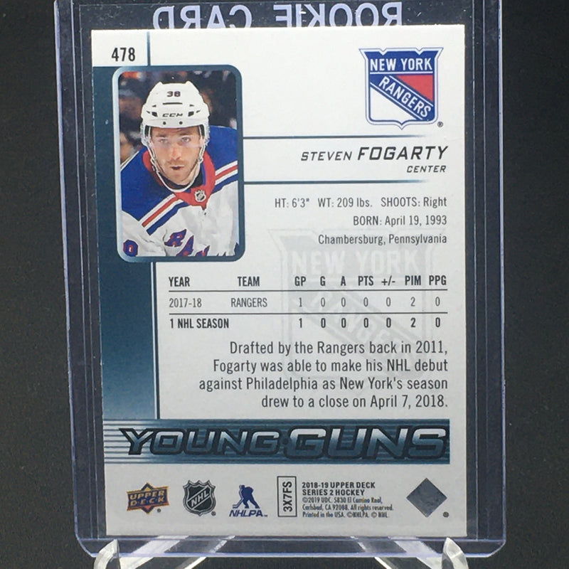 2018 UPPER DECK SERIES TWO - YOUNG GUNS - S. FOGARTY -