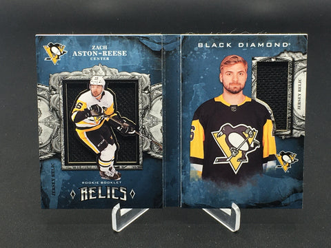 2018 UPPER DECK BLACK DIAMOND - ROOKIE BOOKLET RELICS - Z. ASTON-REESE - #RBR-ZA - #'D/199 - DUAL RELIC - RC