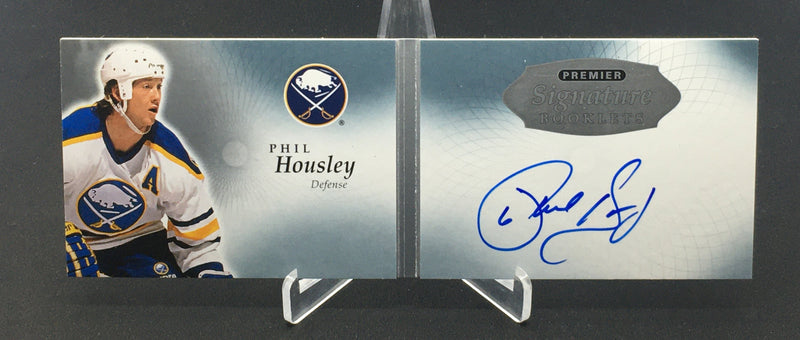 2017 UPPER DECK PREMIER - SIGNATURE BOOKLETS - P. HOUSLEY -