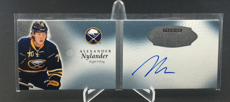 2017 UPPER DECK PREMIER - SIGNATURE BOOKLETS - A. NYLANDER -