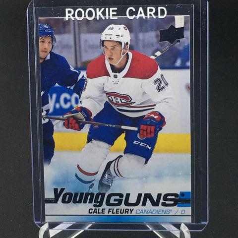 2019 UPPER DECK SERIES ONE - YOUNG GUNS - C. FLEURY - #209 - RC